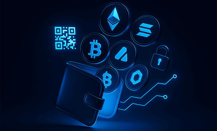 Sichere Crypto Wallet